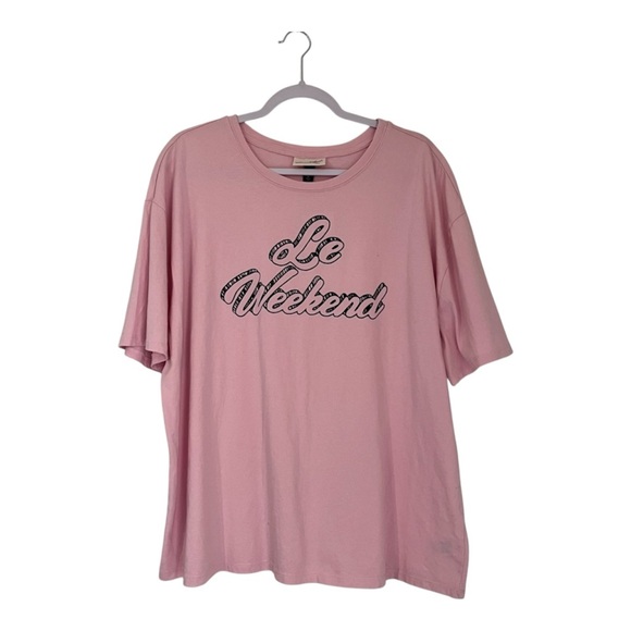 Universal Thread Light Pink Graphic Tee - Picture 1 of 6